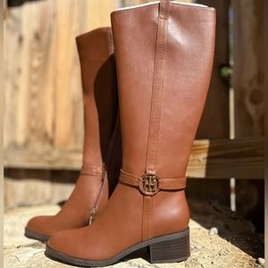 Tommy Hilfiger Womans Diwan Leather Boots